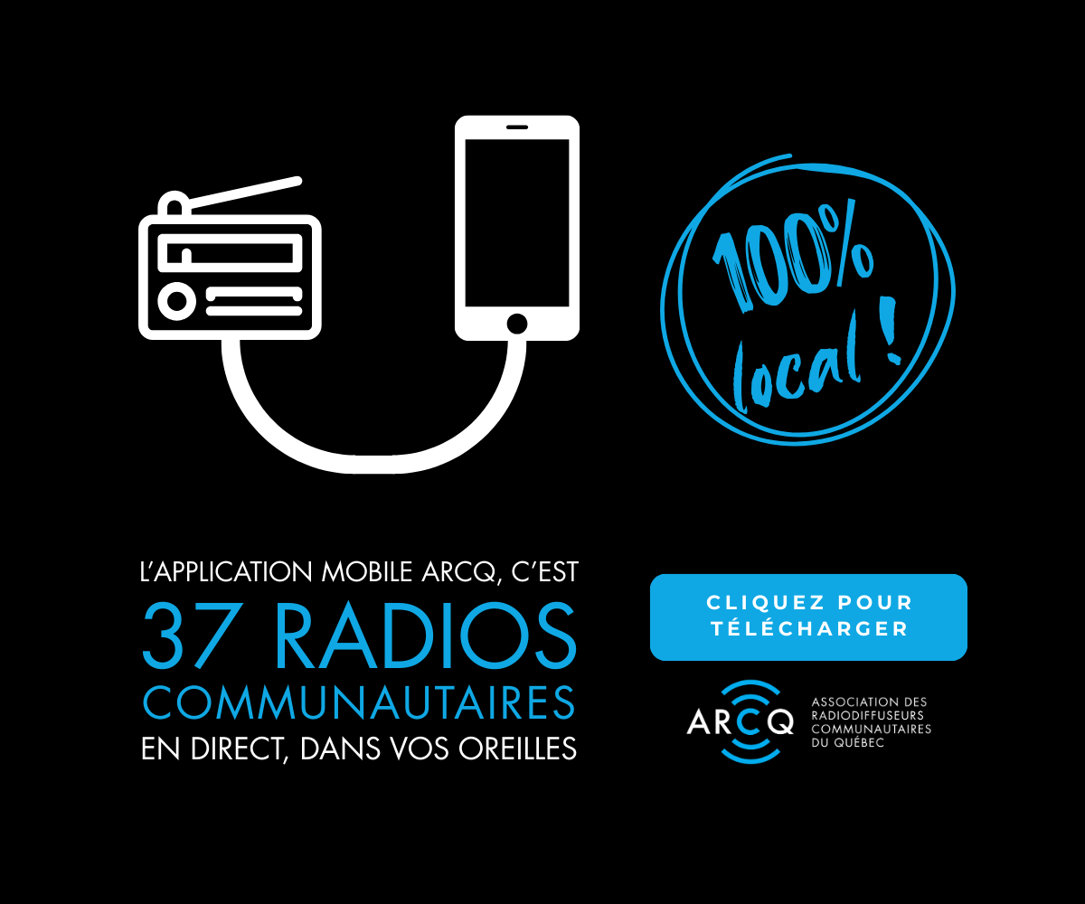 Application mobile de l'ARCQ